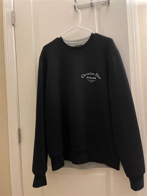 christian dior atelier crewneck|dior hooded sweater.